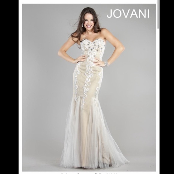Jovani Beaded Formal Dress - Picture 3 of 8